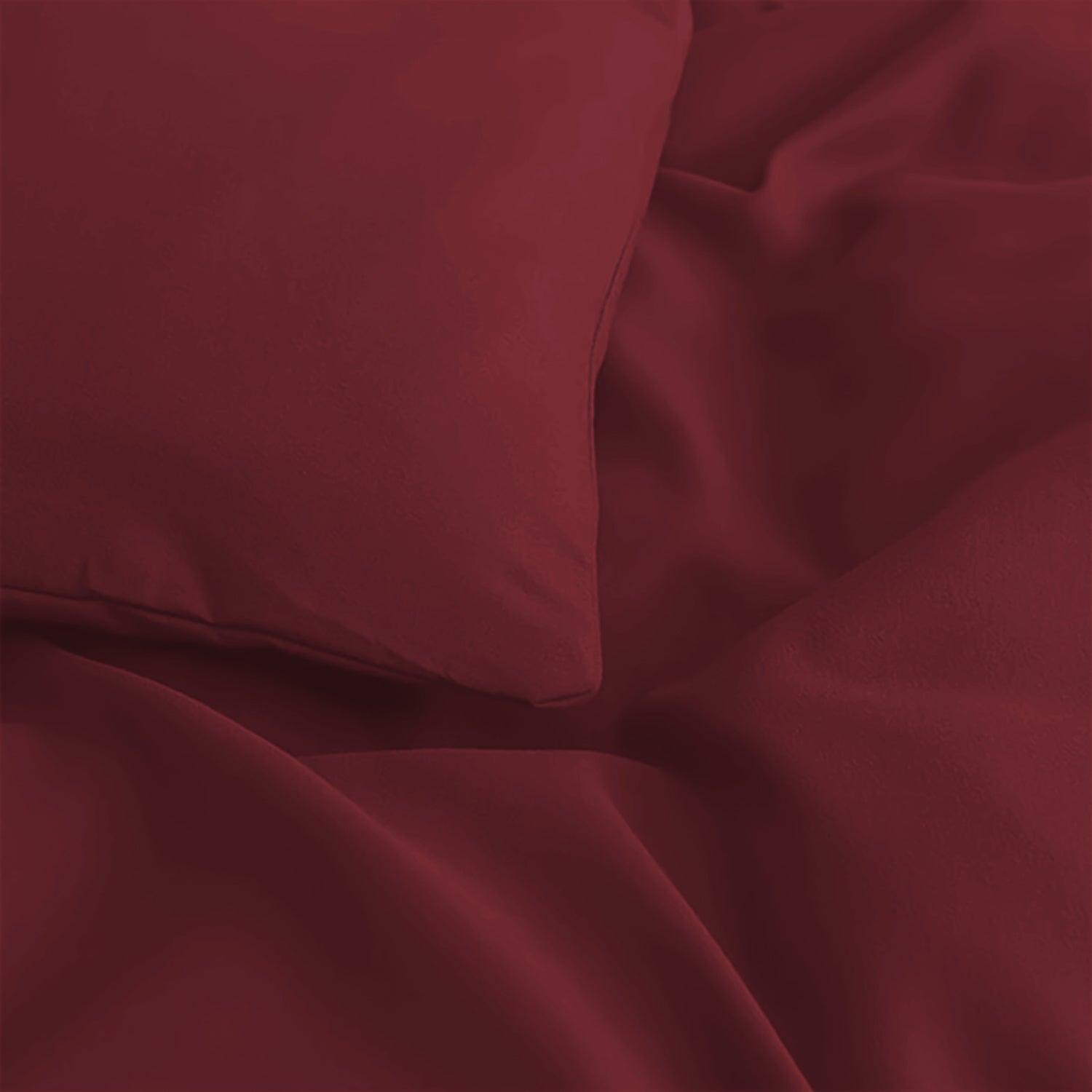 Plain Duvet Cover with Pillowcase Set