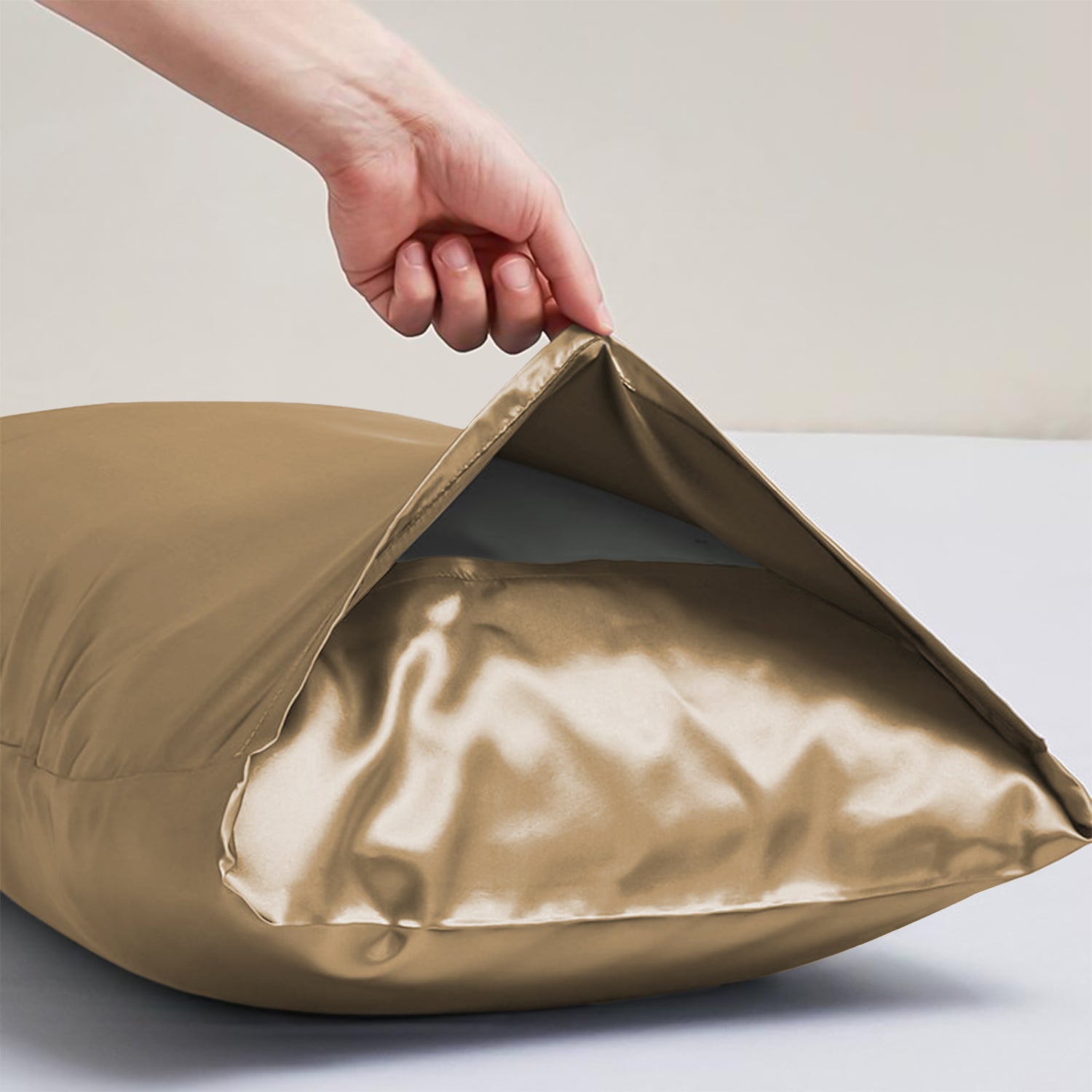 Satin Silk Pillowcases Pair