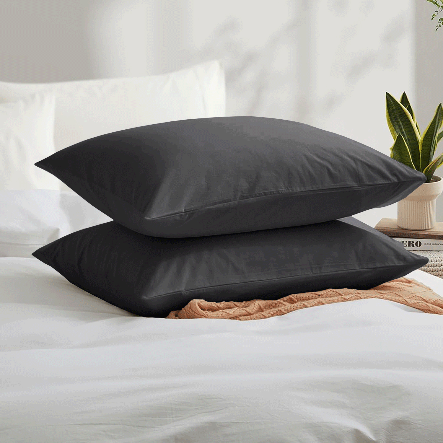 Plain Microfiber Pillow Cases