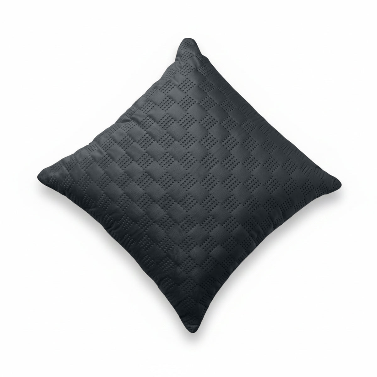 Checked Pattern Velvet Cushion Covers Pack Of 2