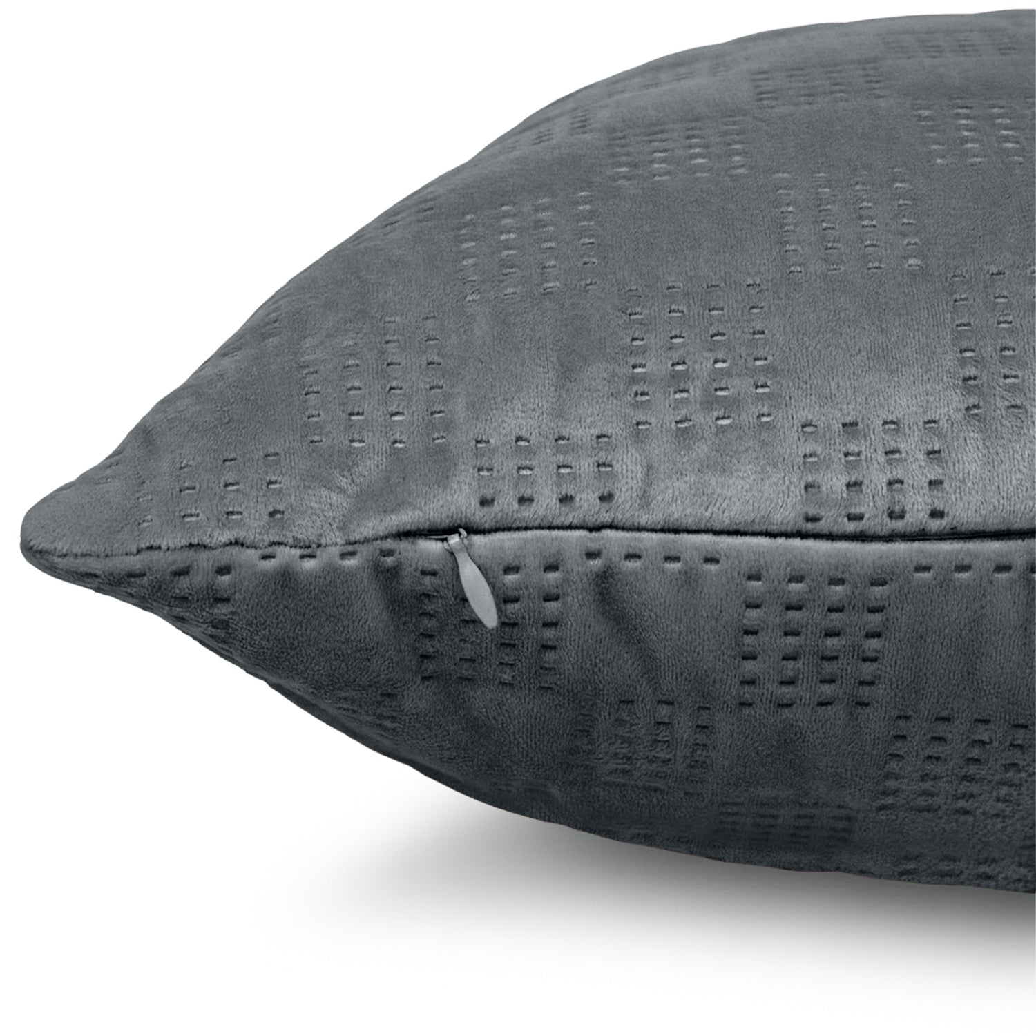 Checked Pattern Velvet Cushion Covers – Pack Of 2