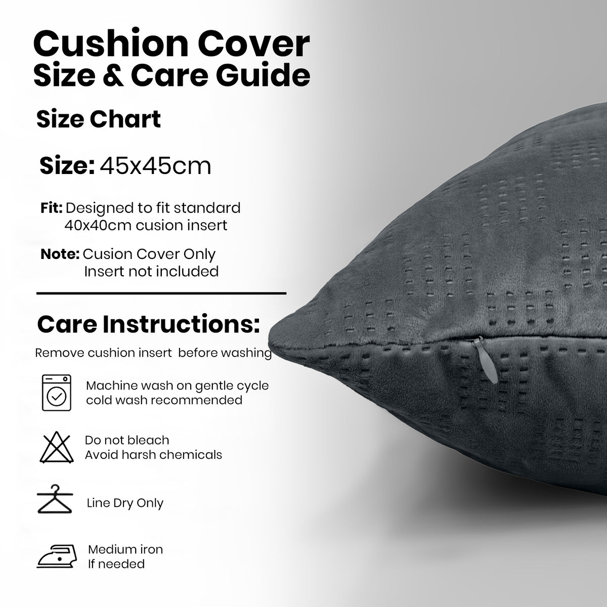Checked Pattern Velvet Cushion Covers Pack Of 2