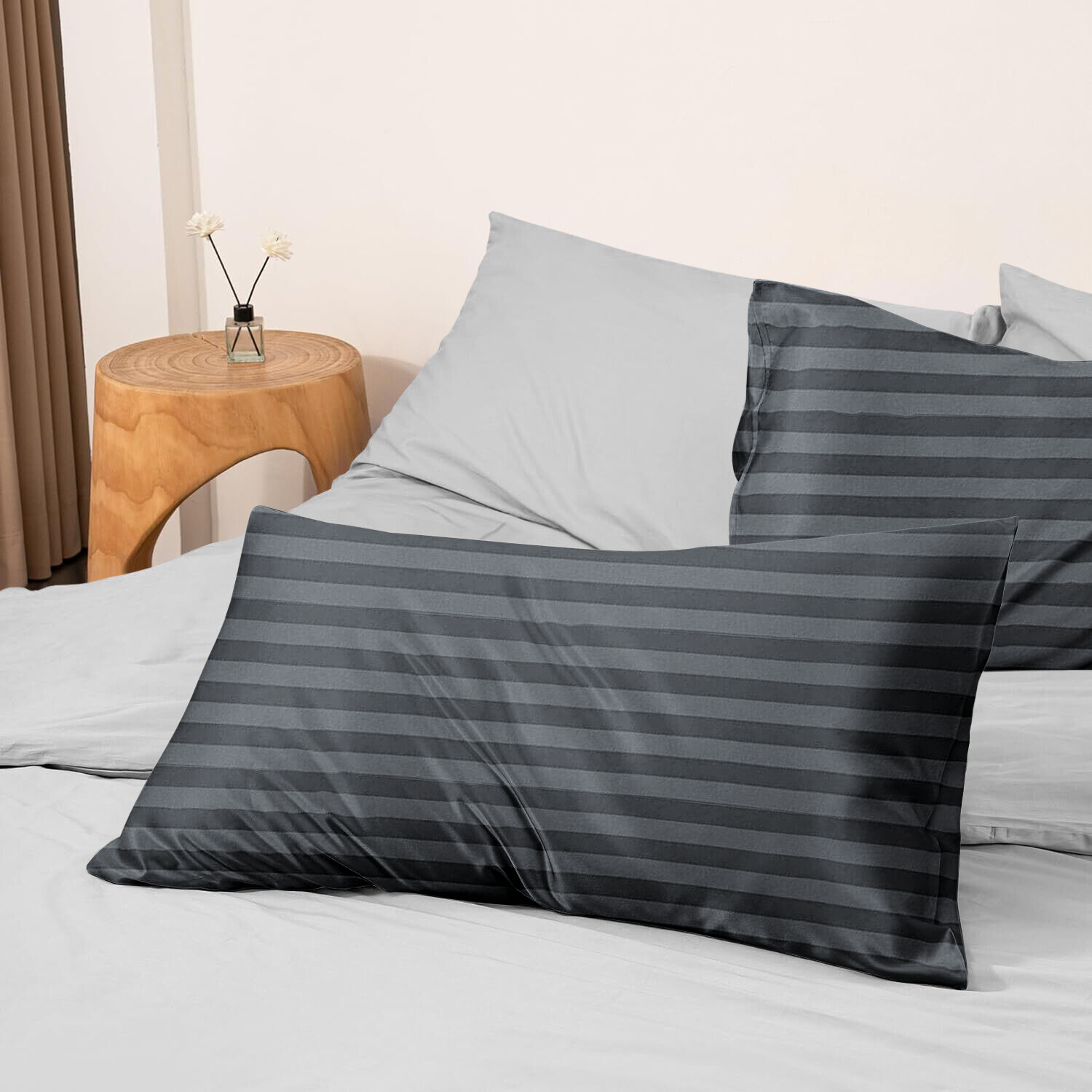 Stripe Pillowcases Pair