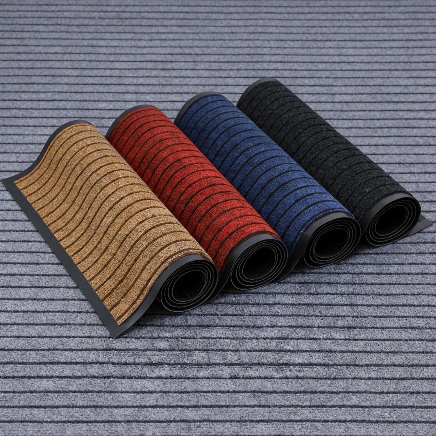 Heavy Duty Rubber Door Mat Non Slip Outdoor Indoor Entrance Mat