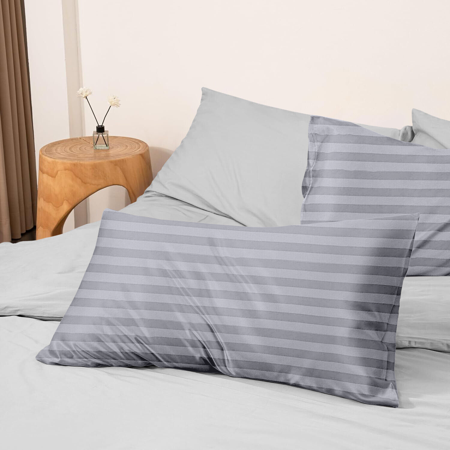 Stripe Pillowcases Pair