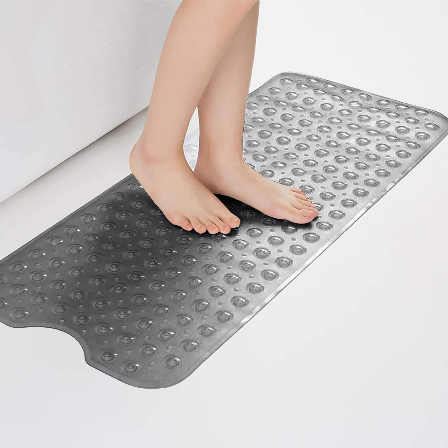 Bathroom Shower Mat Grey