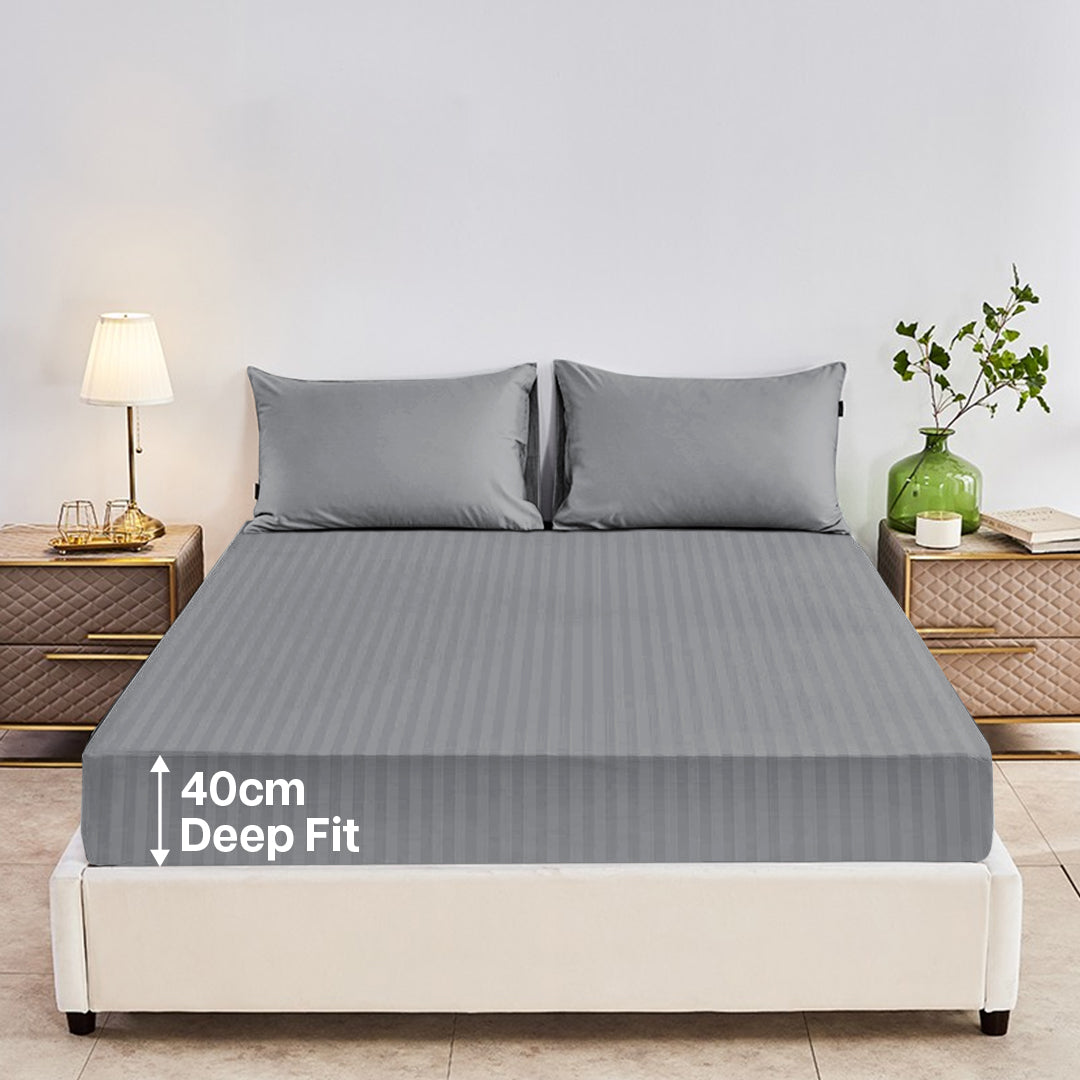 Deep Stripe Fitted Sheets 40CM