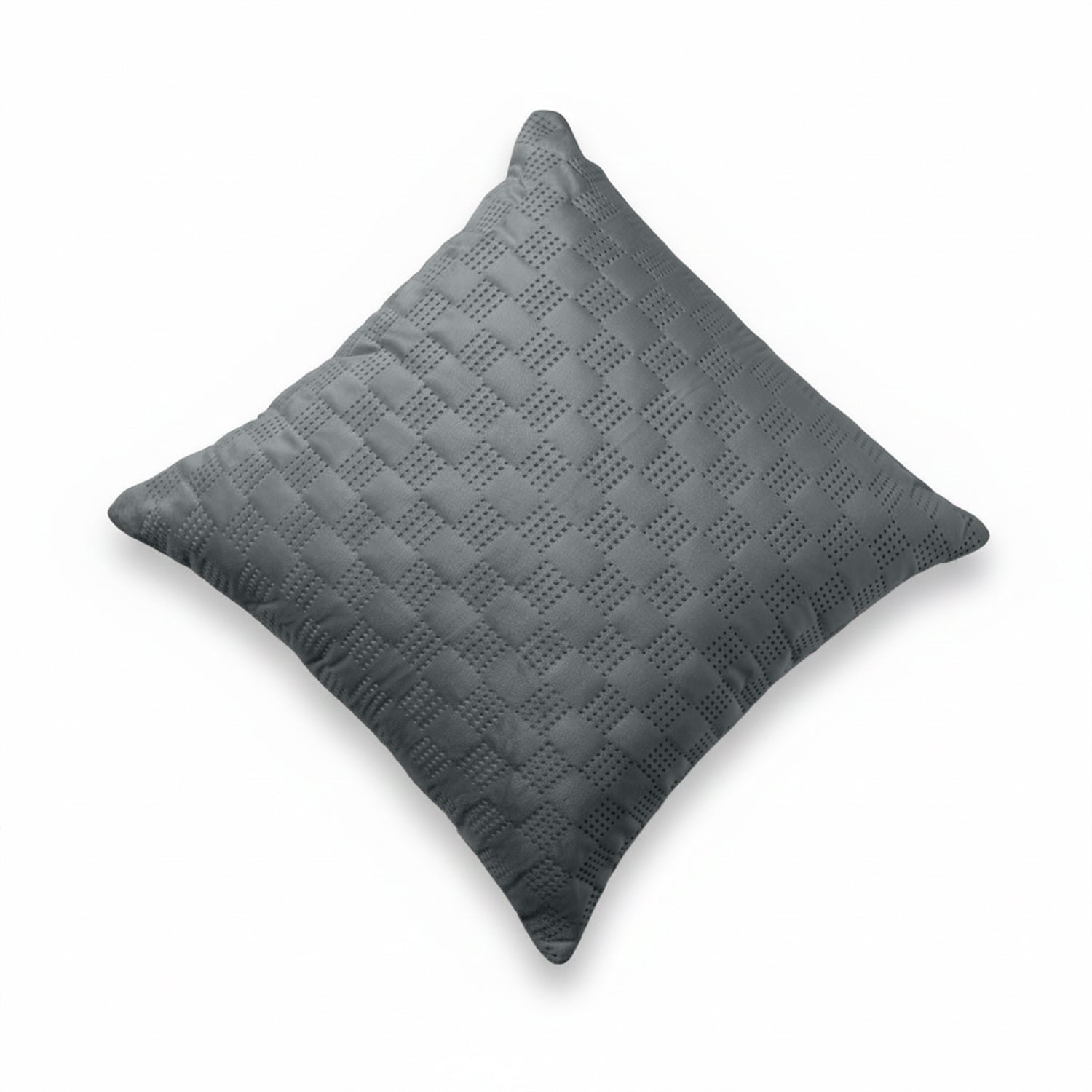 Checked Pattern Velvet Cushion Covers – Pack Of 2