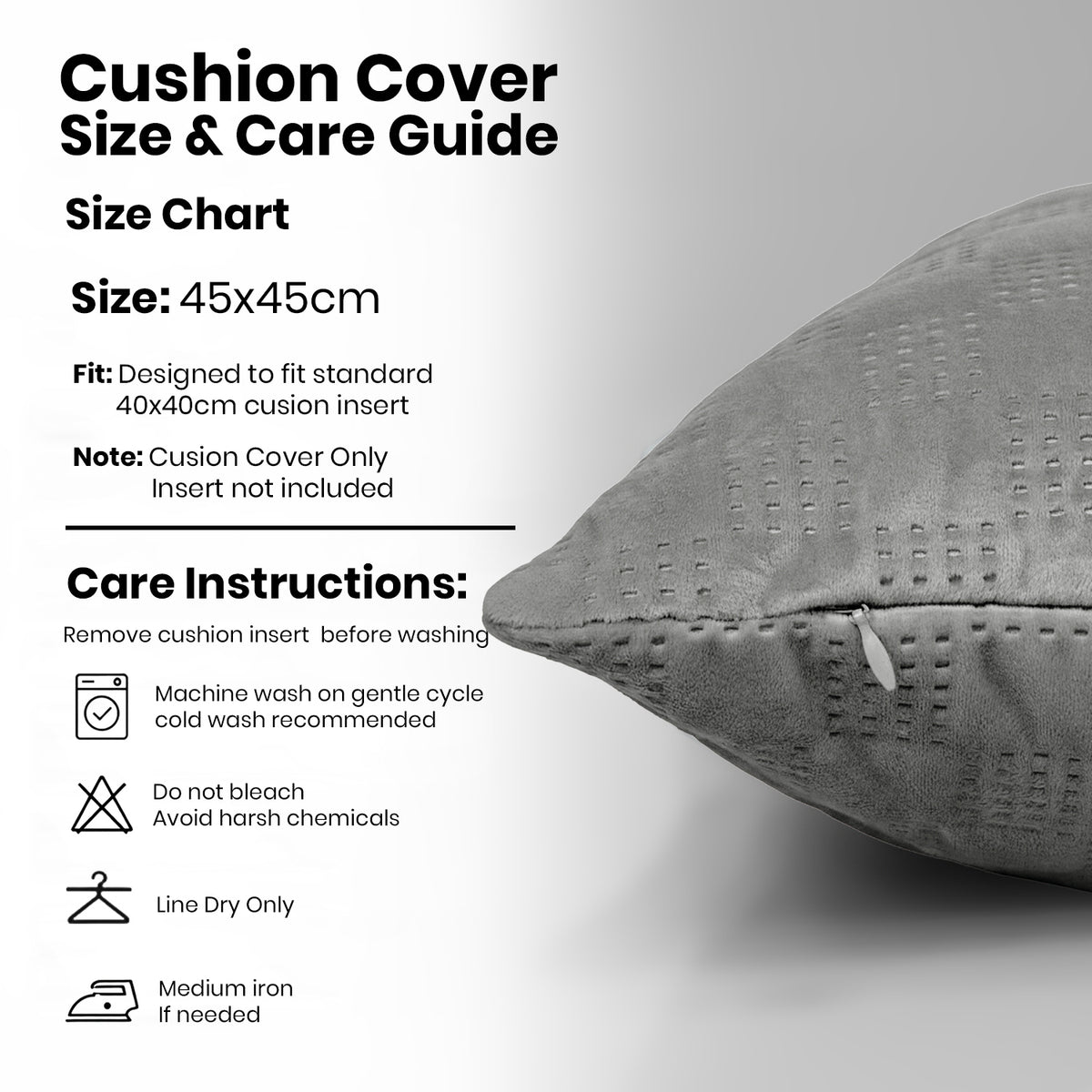 Checked Pattern Velvet Cushion Covers Pack Of 2