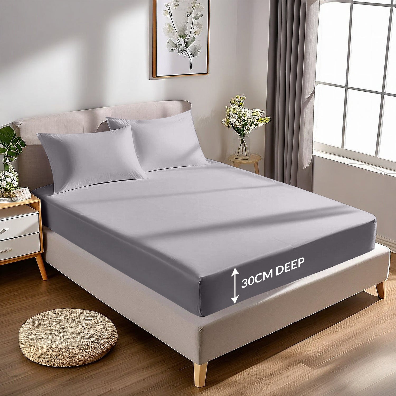 Extra Deep Fitted Sheets 25CM, 30CM & 40CM