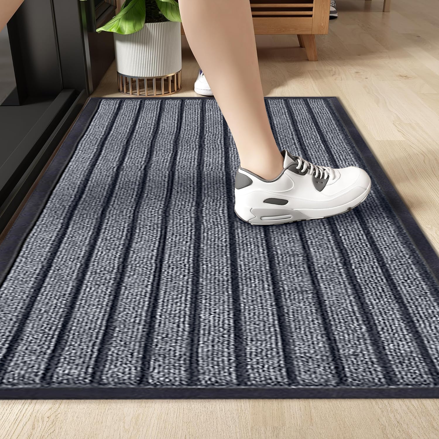 Heavy Duty Rubber Door Mat Non Slip Outdoor Indoor Entrance Mat