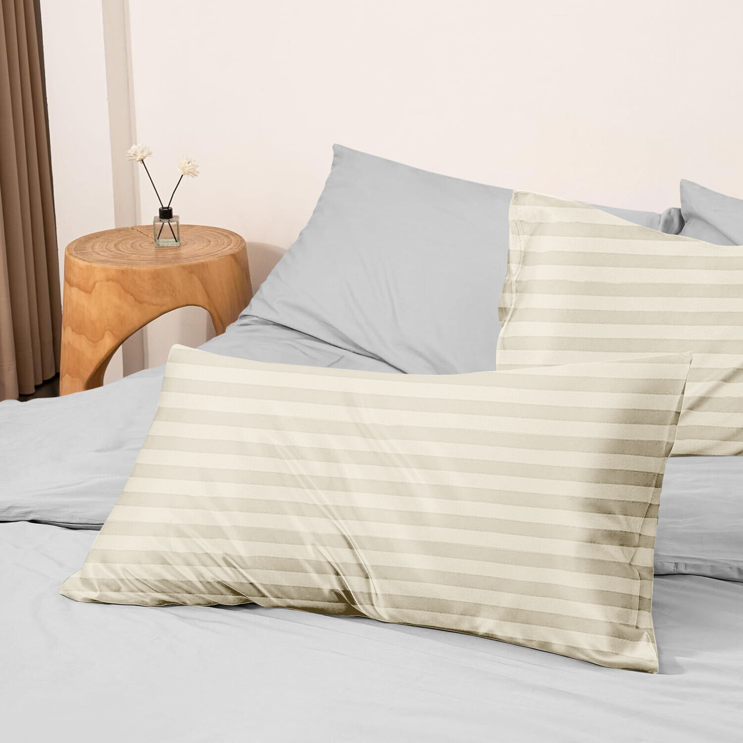 Stripe Pillowcases Pair