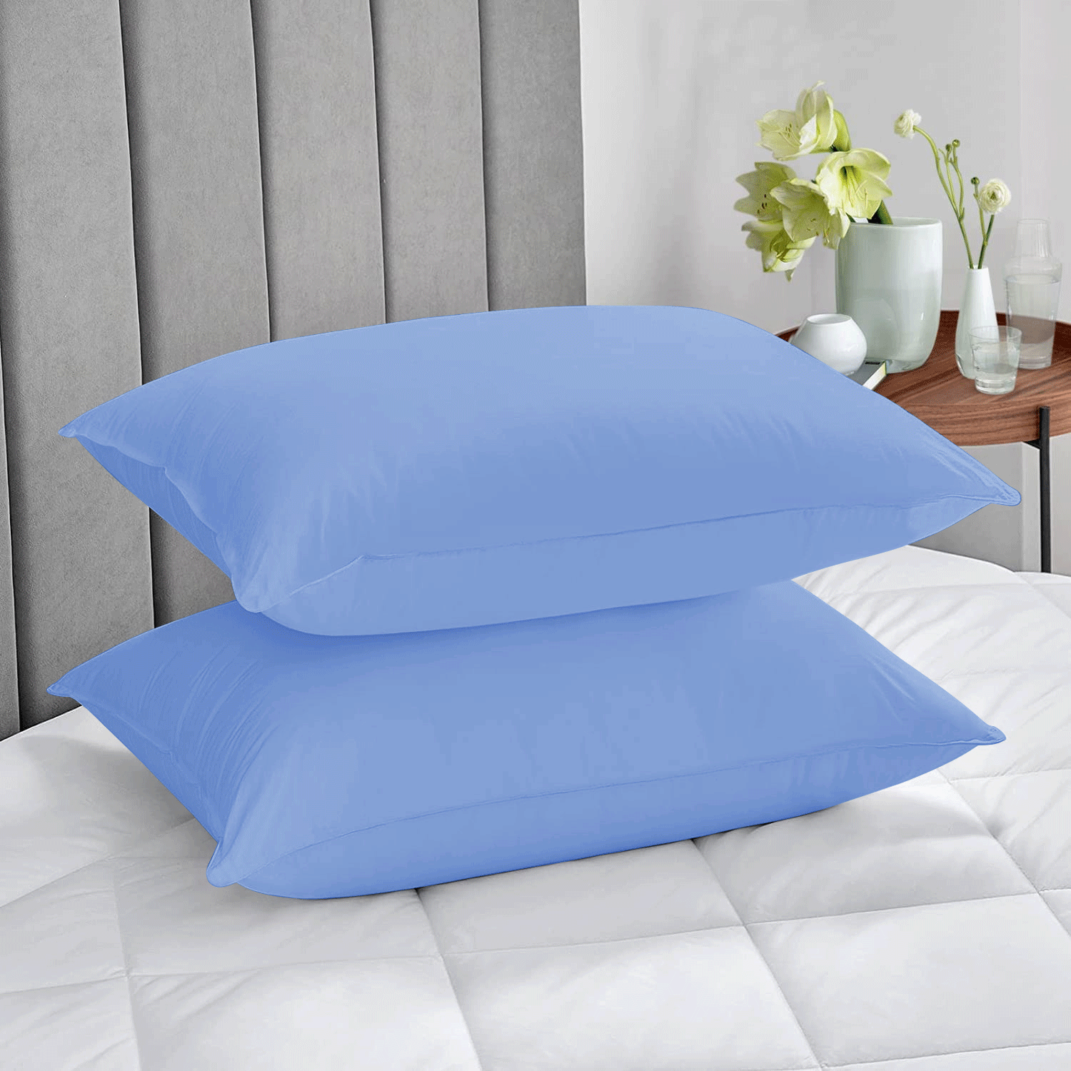 Plain Microfiber Pillow Cases