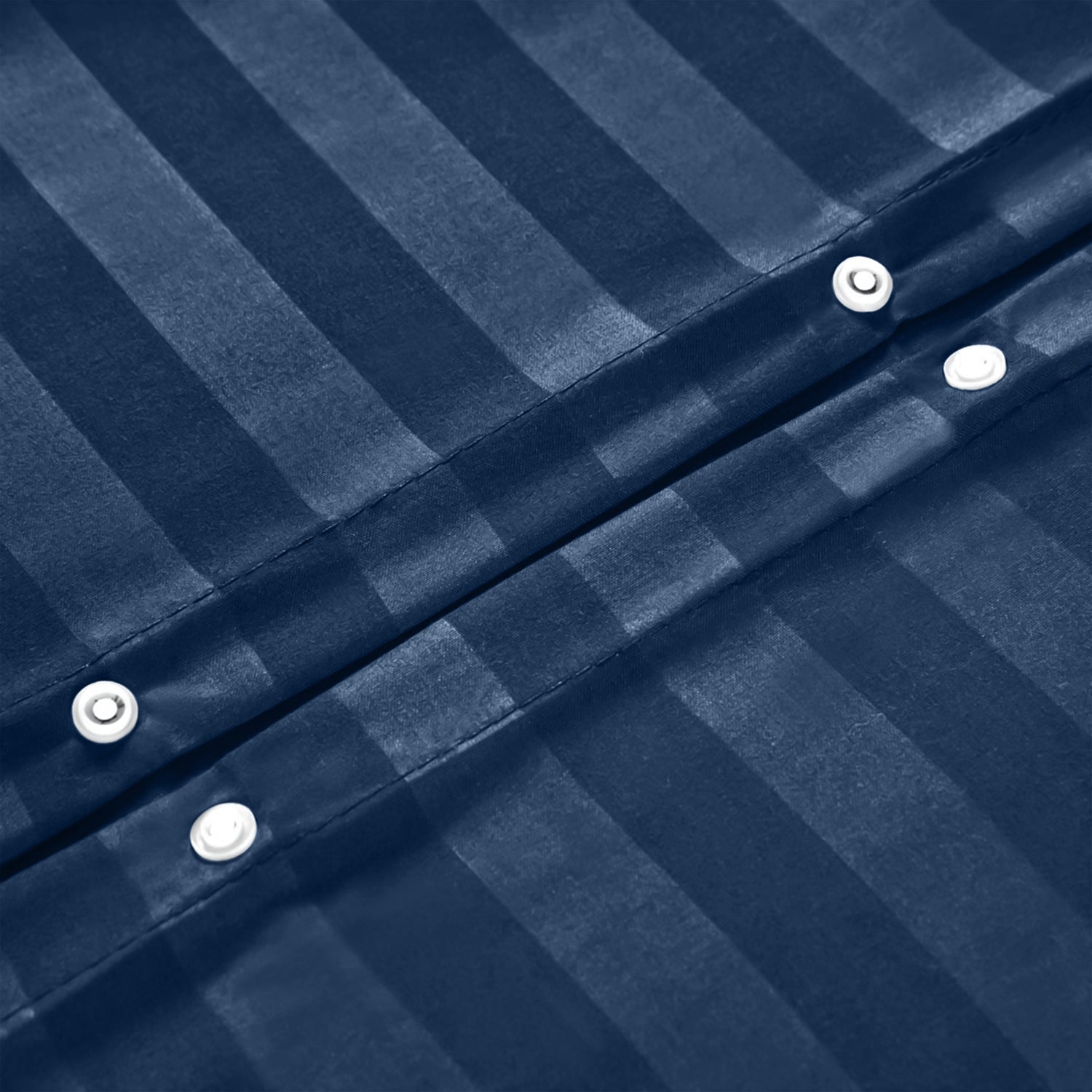 Satin Stripe Duvet Cover Set Luxury Hotel Style Bedding Single Double King Super King Size