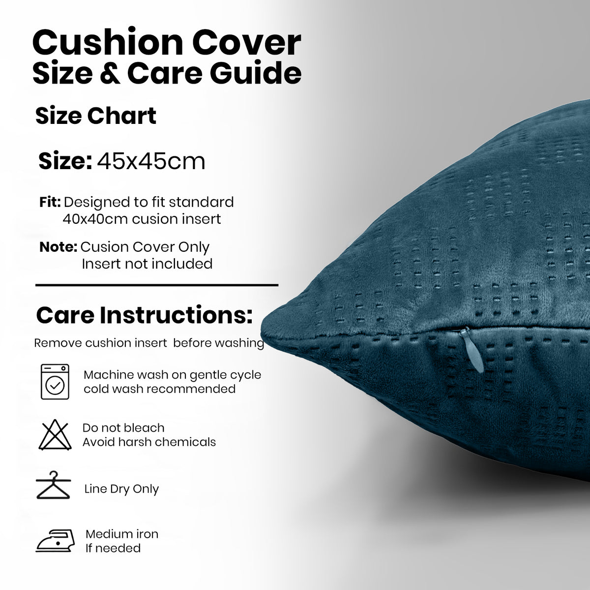 Checked Pattern Velvet Cushion Covers Pack Of 2