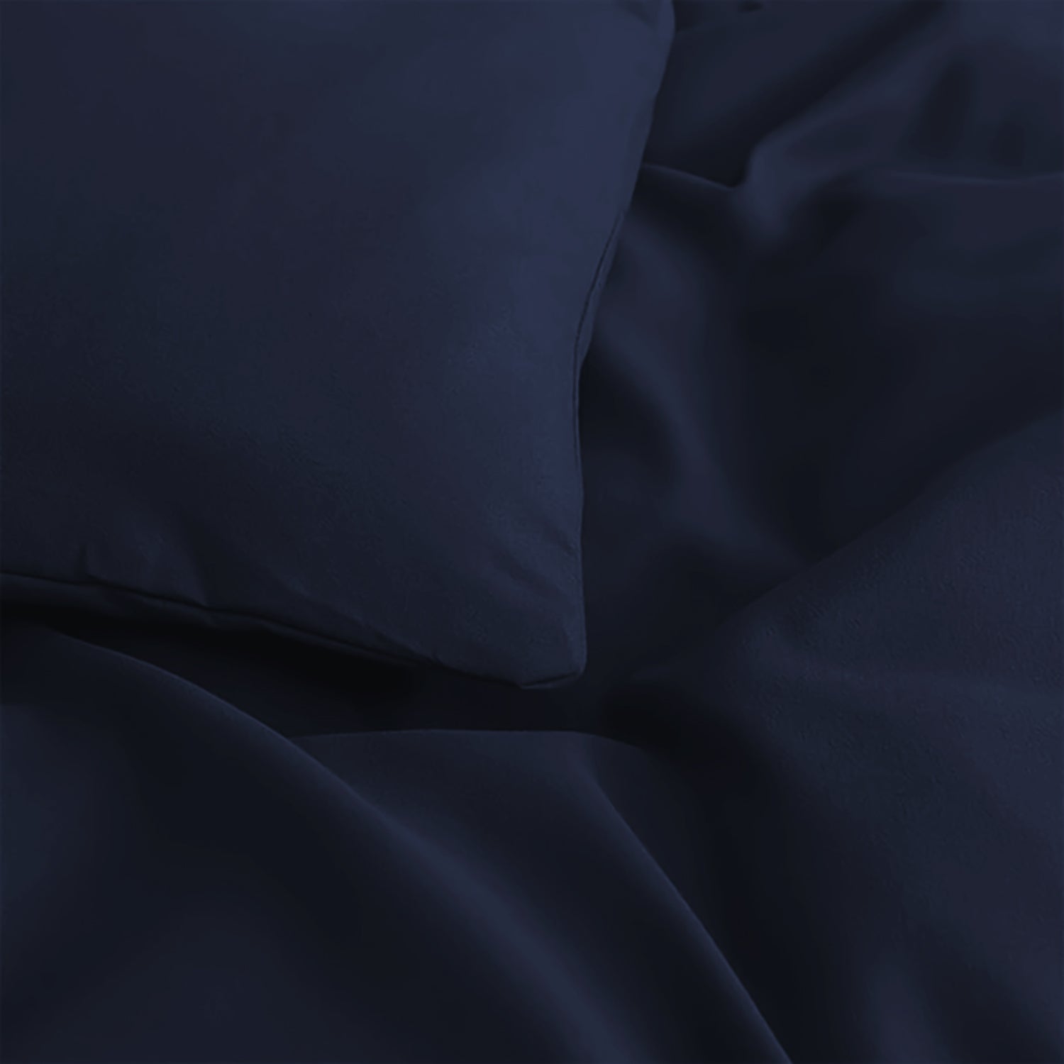 Plain Duvet Cover with Pillowcase Set