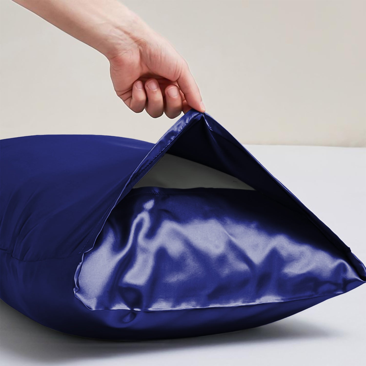 Satin Silk Pillowcases Pair