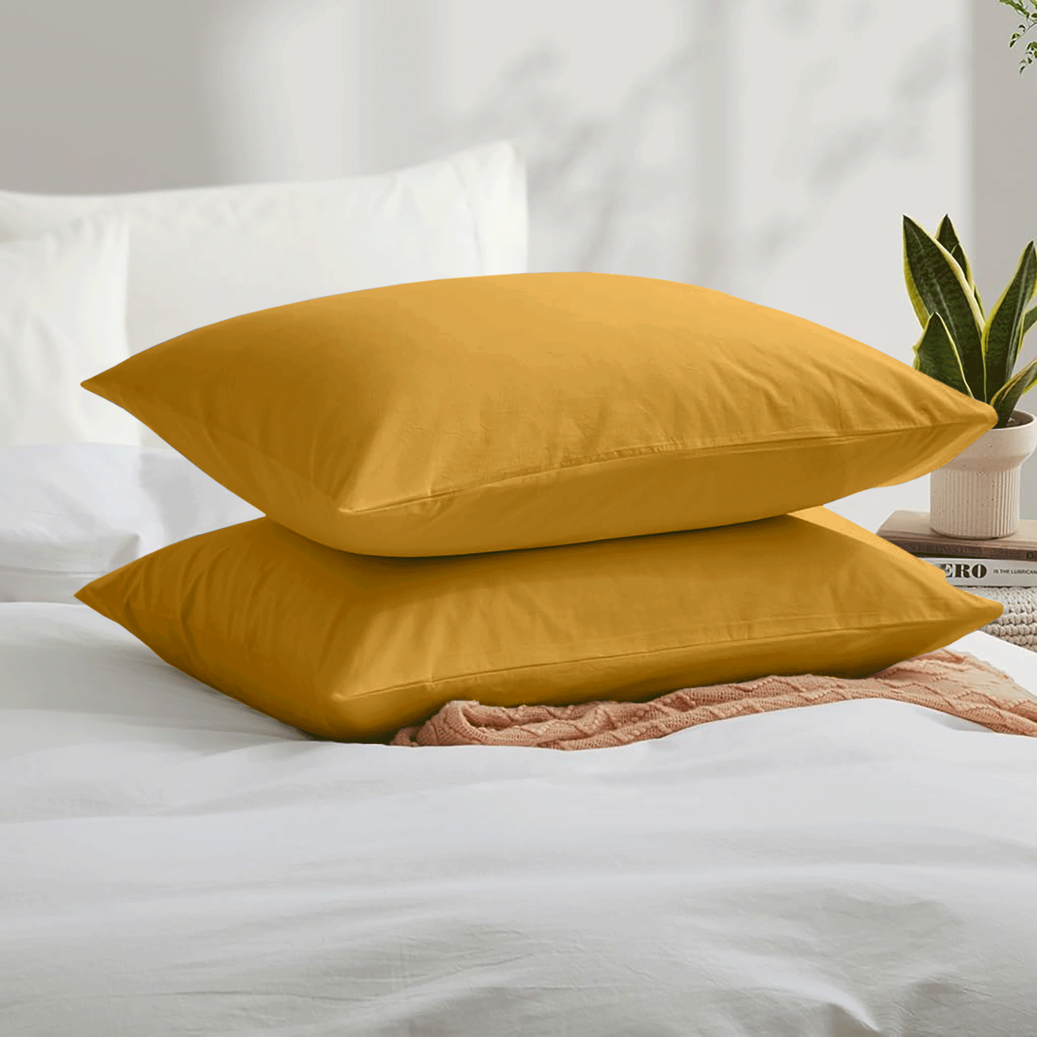 Plain Microfiber Pillow Cases