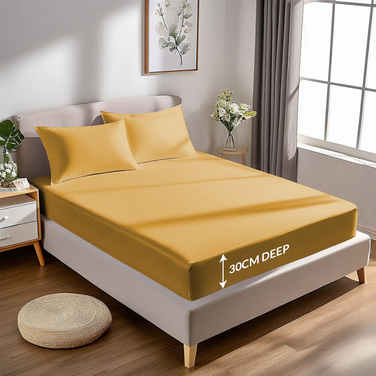 Extra Deep Fitted Sheets 25CM, 30CM & 40CM