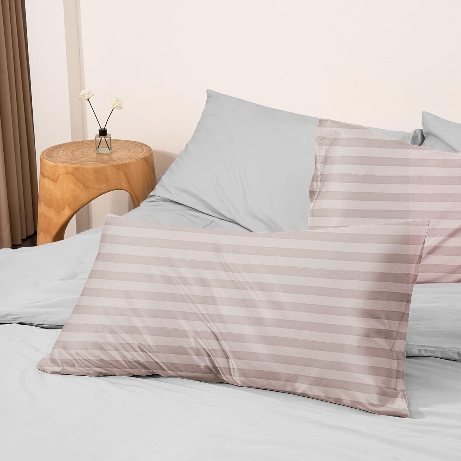 Stripe Pillowcases Pair