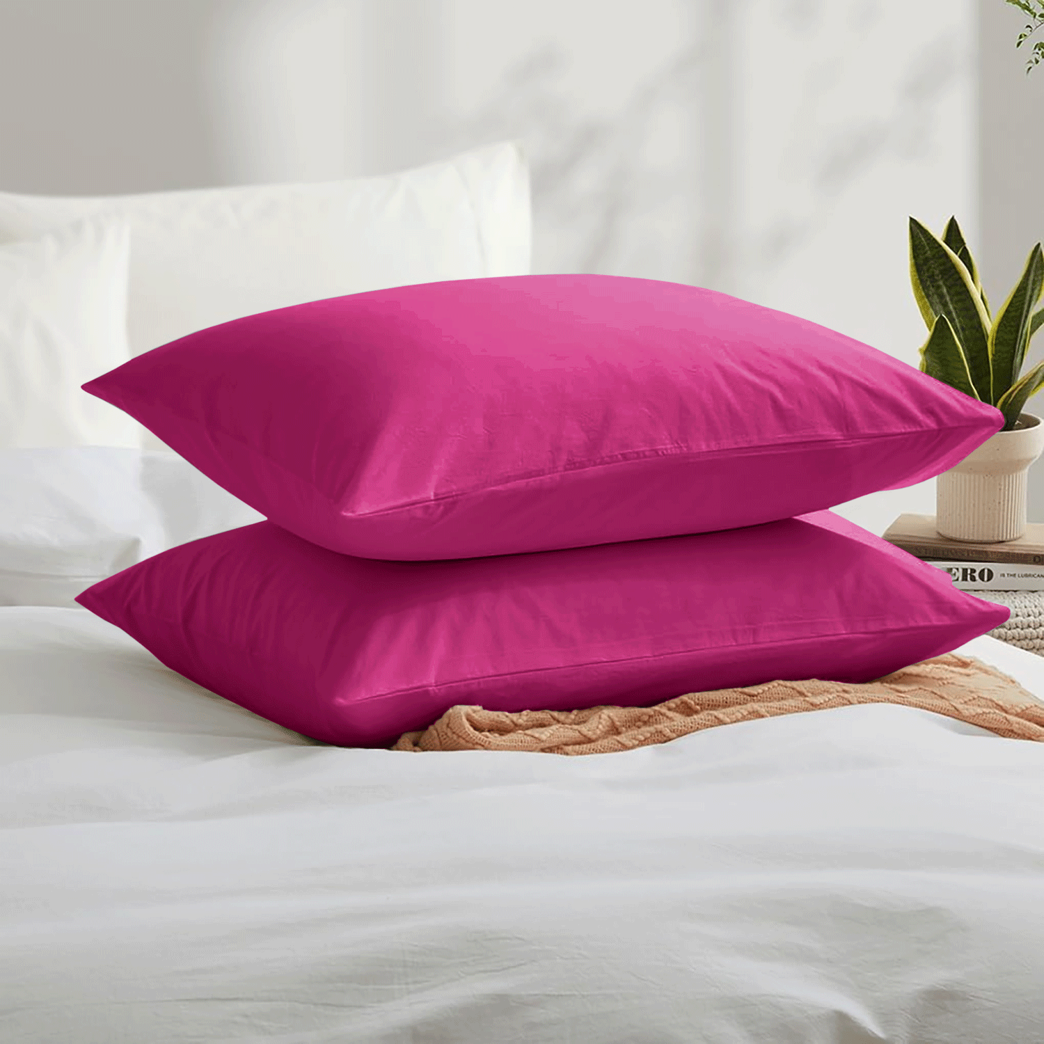 Plain Microfiber Pillow Cases