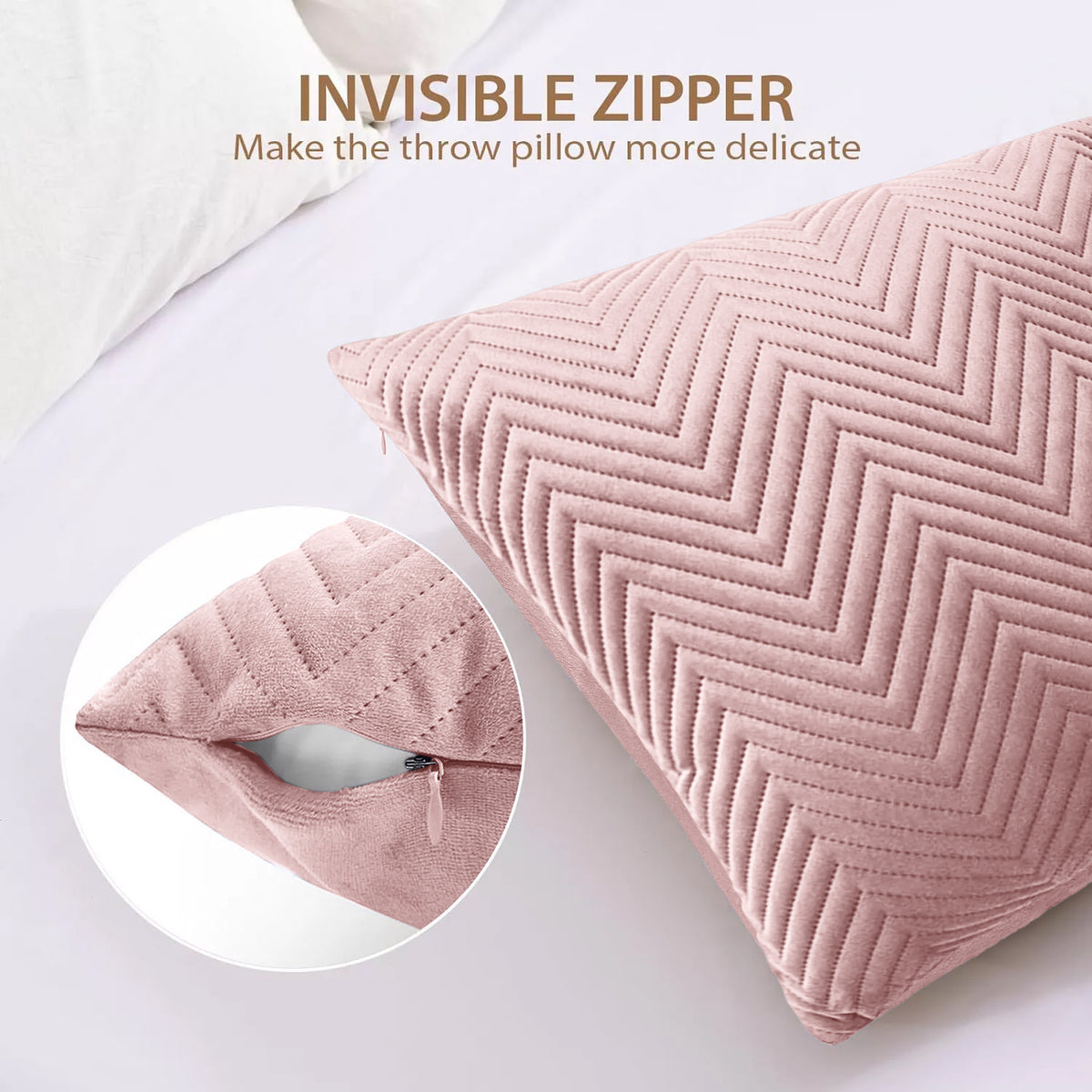 Pack Of 2 Quilted Embossed Cushion Covers