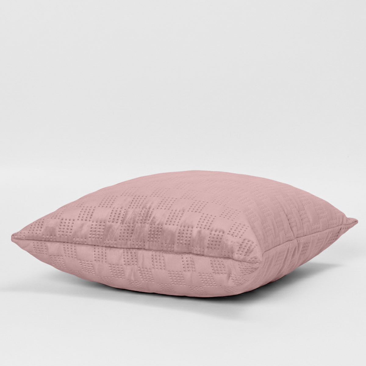 Checked Pattern Velvet Cushion Covers Pack Of 2