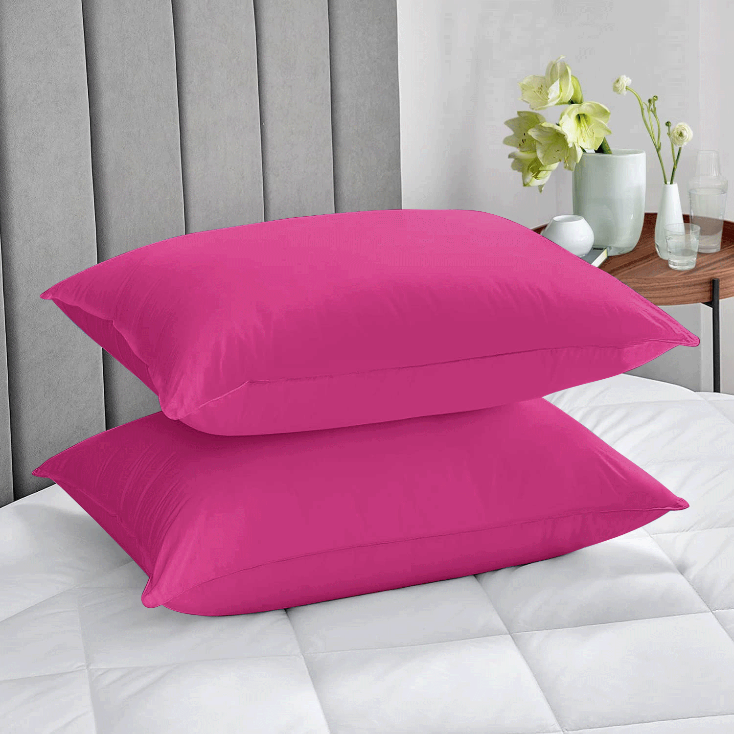 Plain Microfiber Pillow Cases