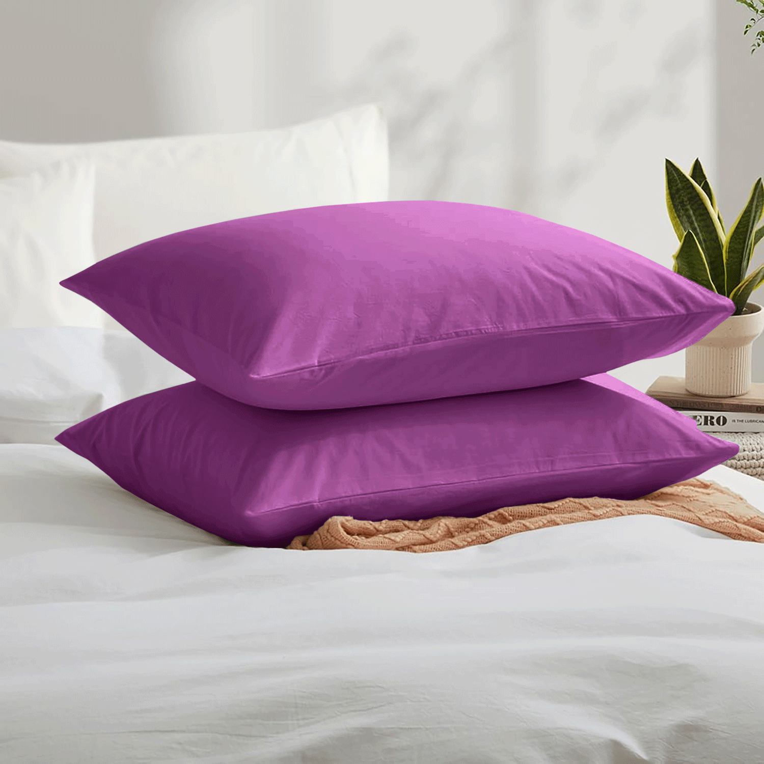 Plain Microfiber Pillow Cases