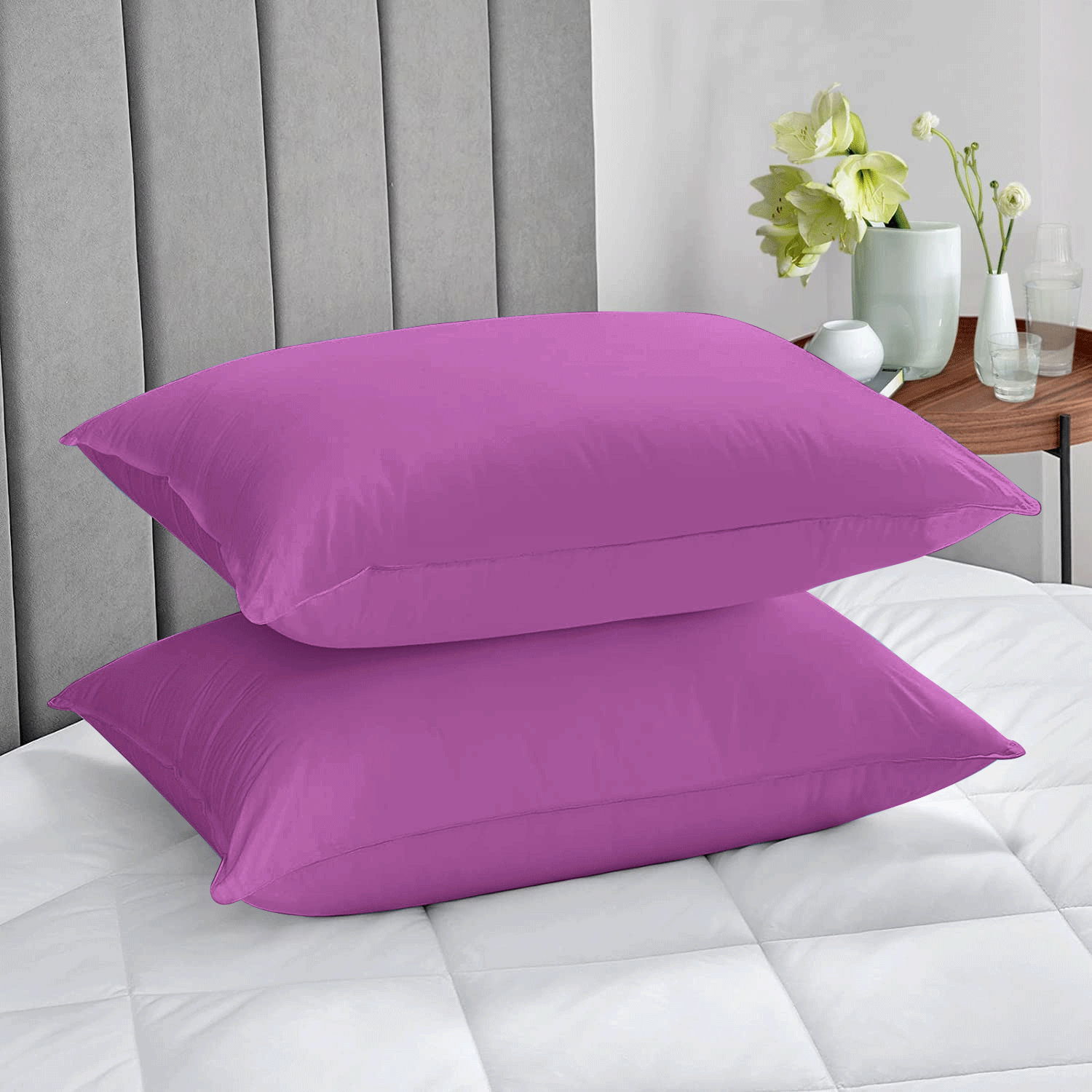 Plain Microfiber Pillow Cases