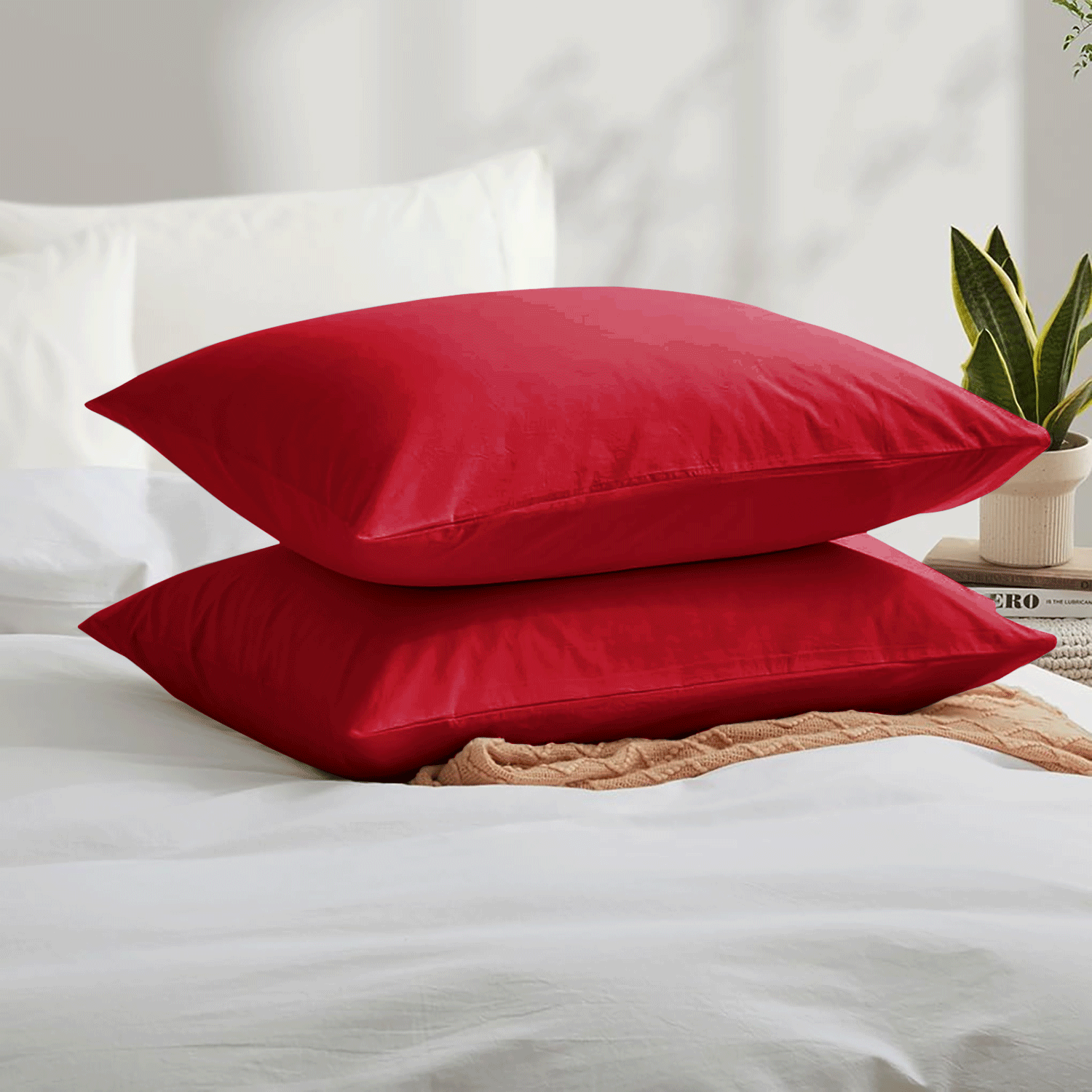 Plain Microfiber Pillow Cases