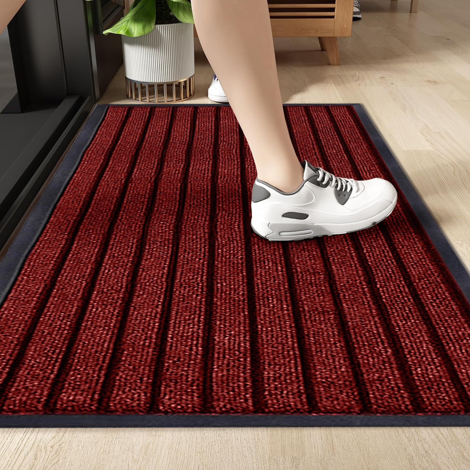 Heavy Duty Rubber Door Mat Non Slip Outdoor Indoor Entrance Mat