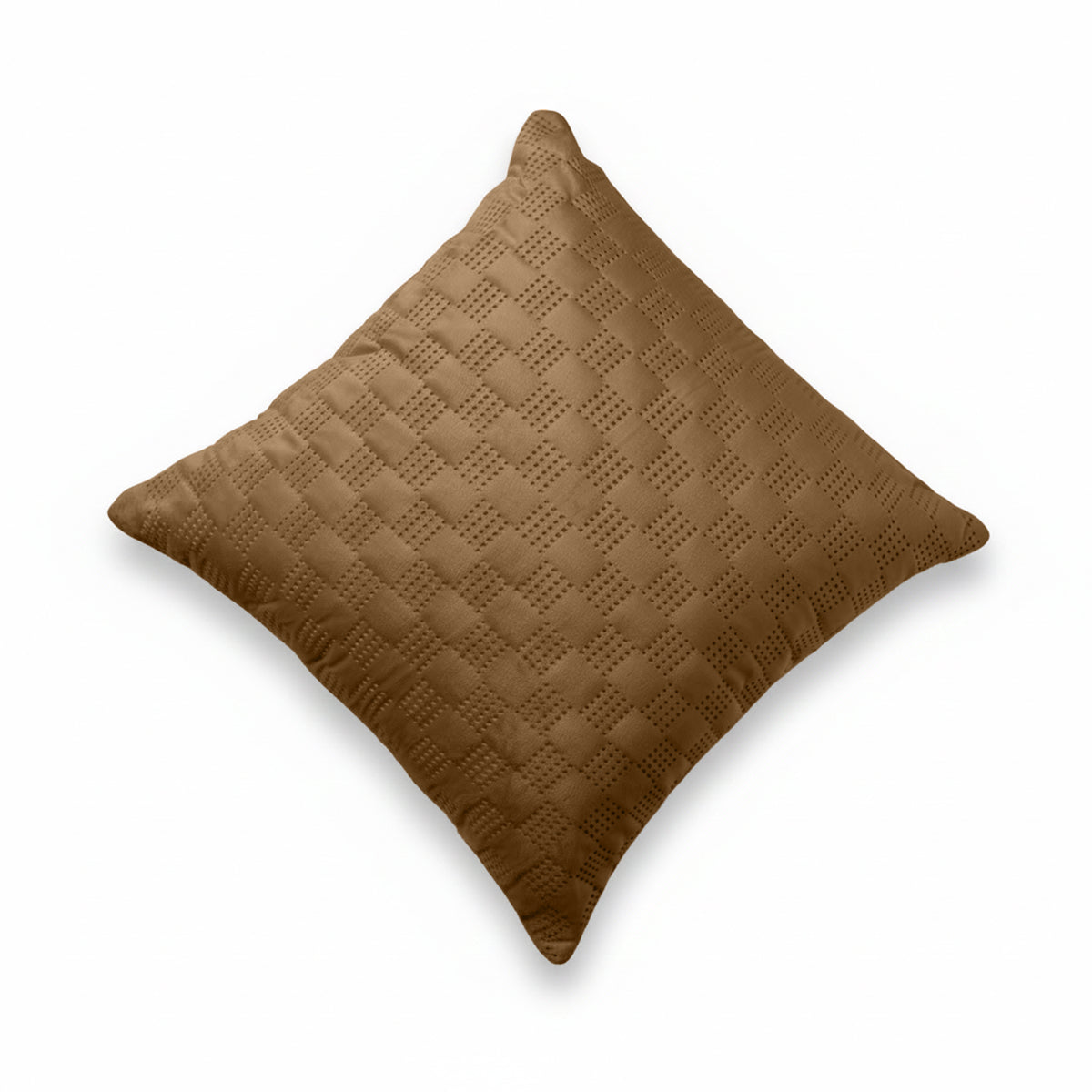 Checked Pattern Velvet Cushion Covers Pack Of 2