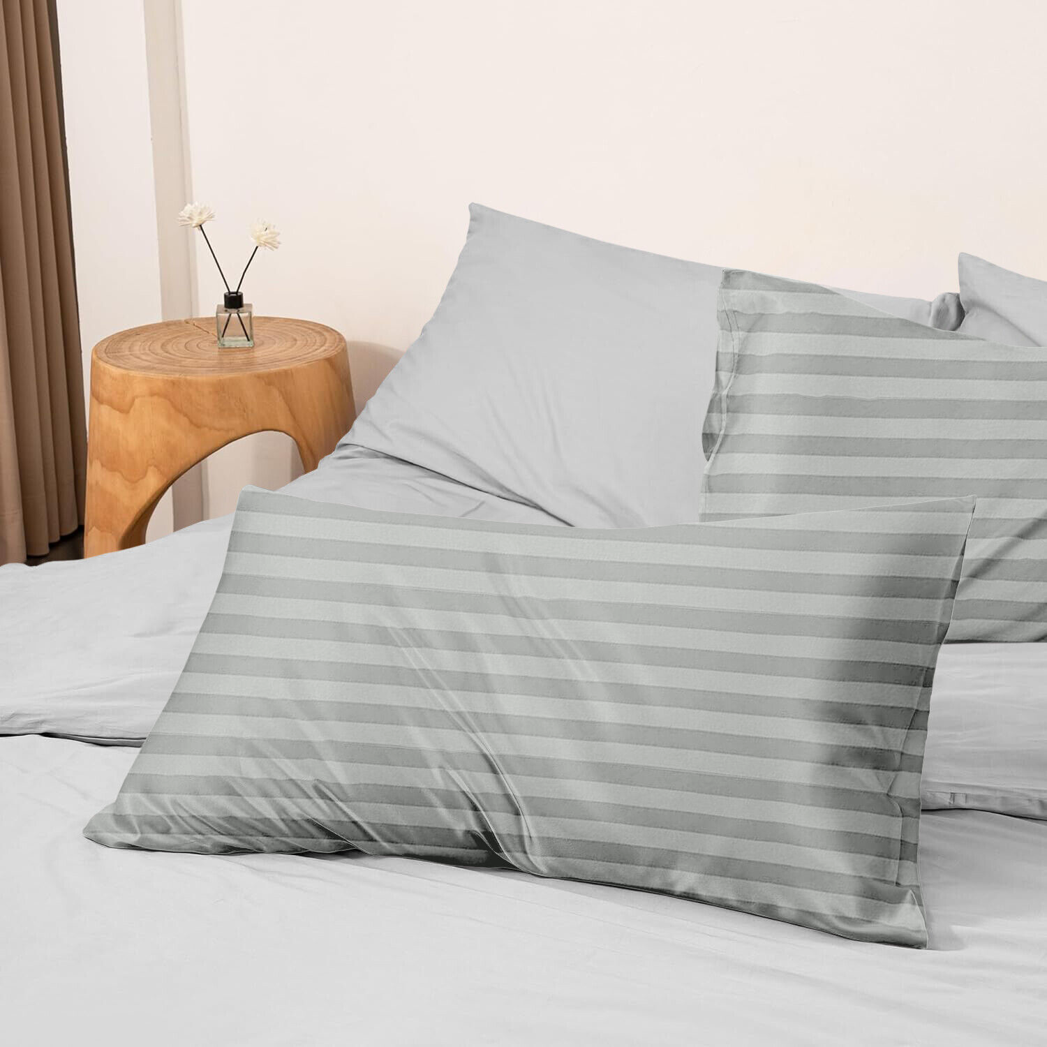 Stripe Pillowcases Pair