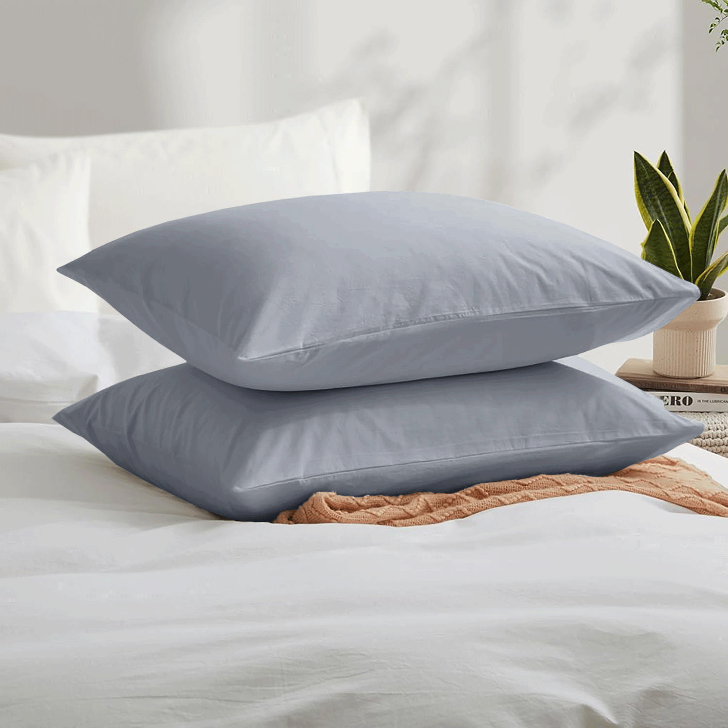 Plain Microfiber Pillow Cases