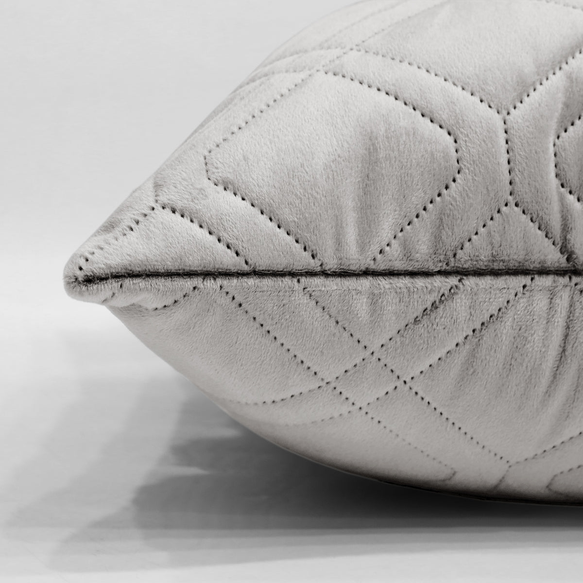 Soft Velvet Cushion Cover with Diamond Pattern – Pack Of 2