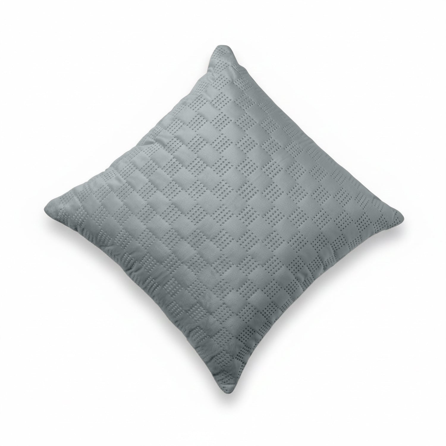 Checked Pattern Velvet Cushion Covers – Pack Of 2