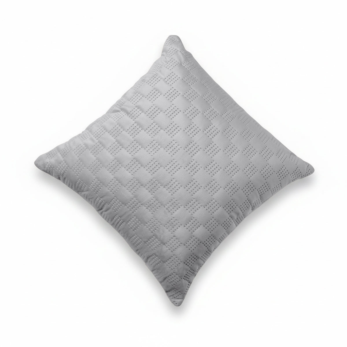 Checked Pattern Velvet Cushion Covers Pack Of 2