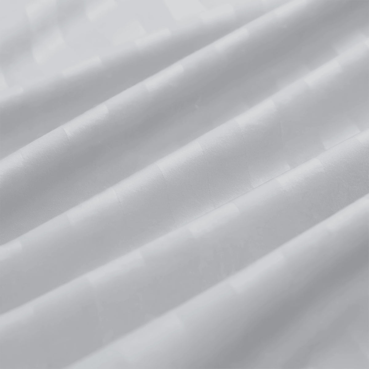 Satin Stripe Duvet Cover Set Luxury Hotel Style Bedding Single Double King Super King Size