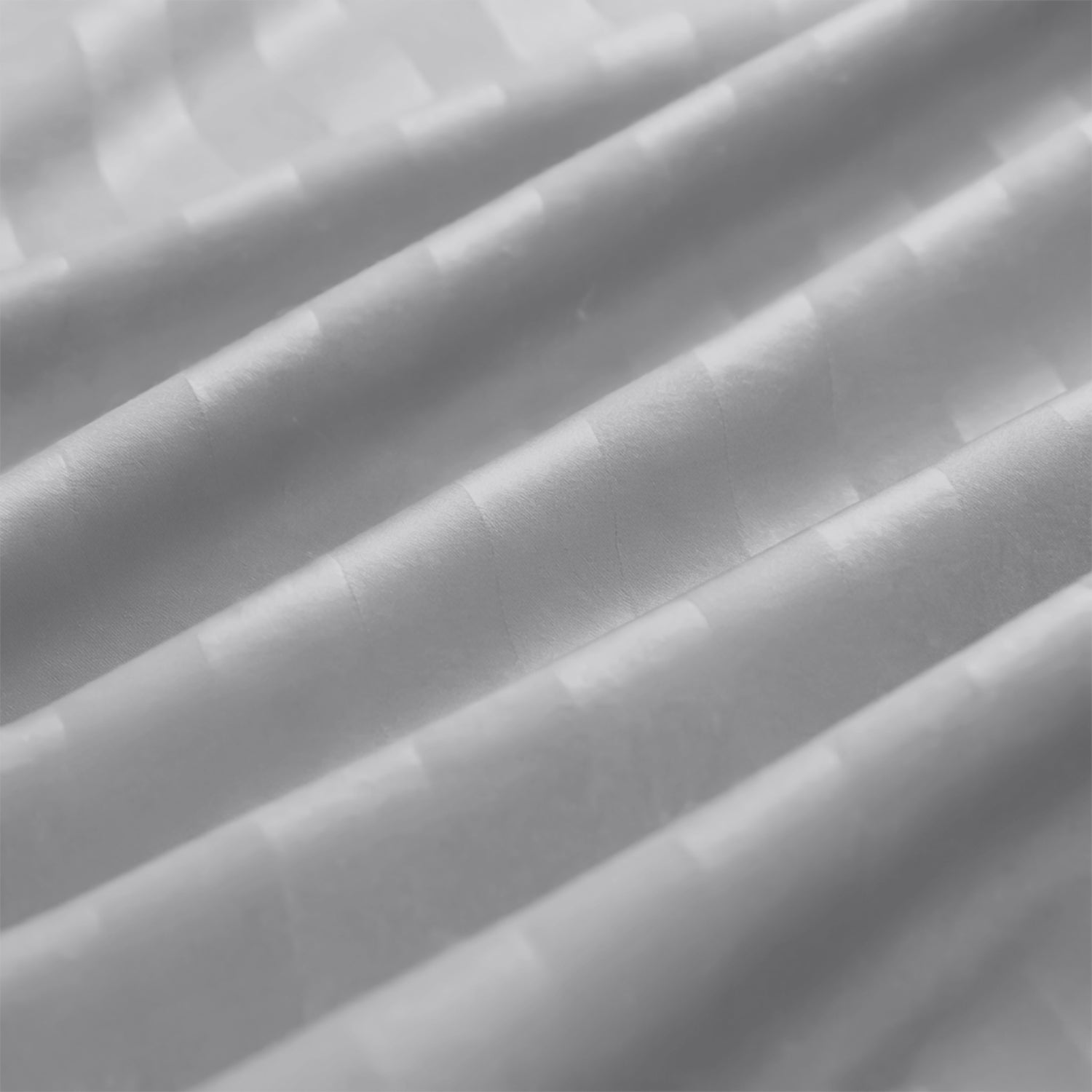 Satin Stripe Duvet Cover Set Luxury Hotel Style Bedding Single Double King Super King Size
