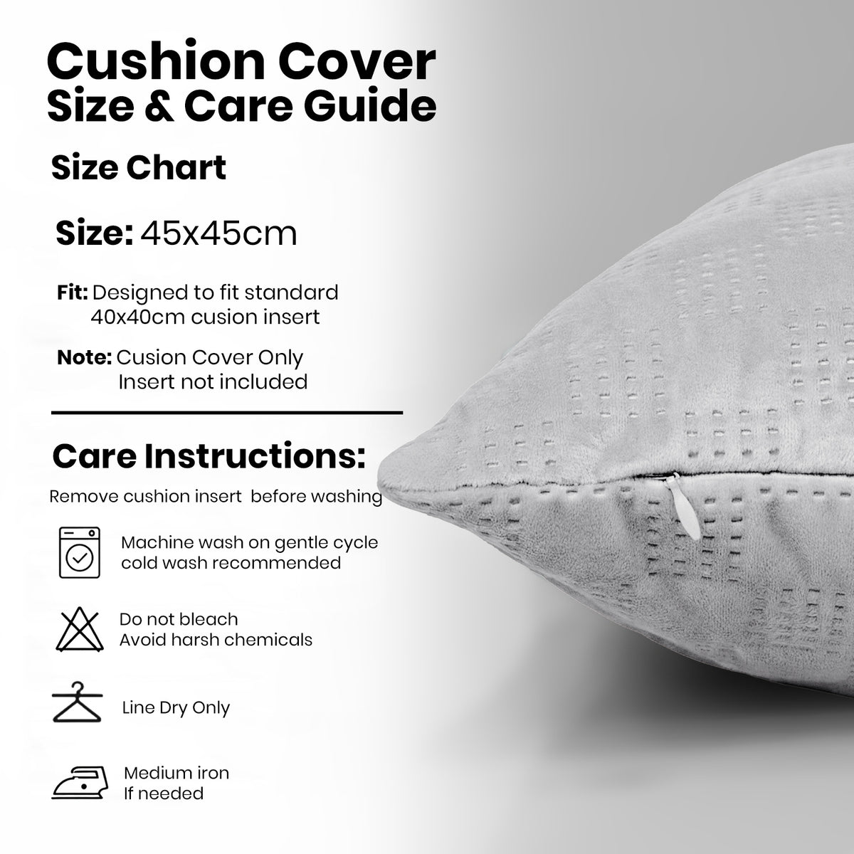 Checked Pattern Velvet Cushion Covers Pack Of 2