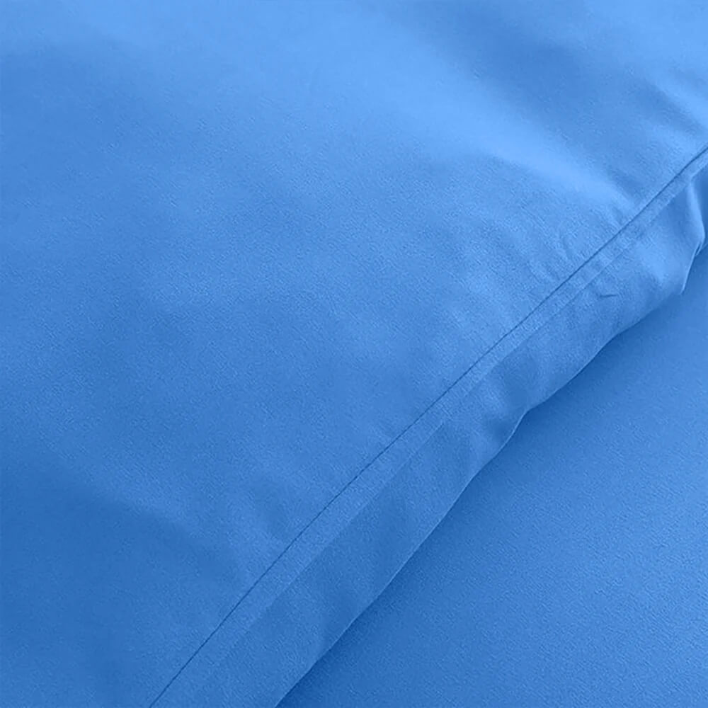 Plain Duvet Cover with Pillowcases Set
