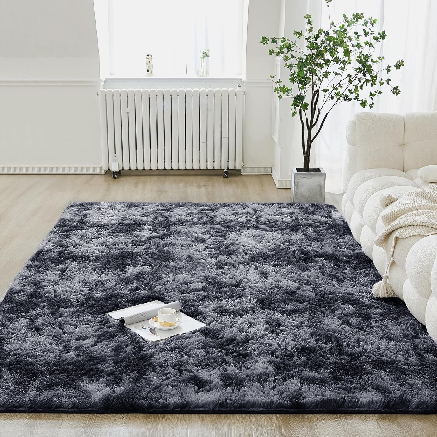 Faux Fur Soft Fluffy Tie Dye Shaggy Rugs