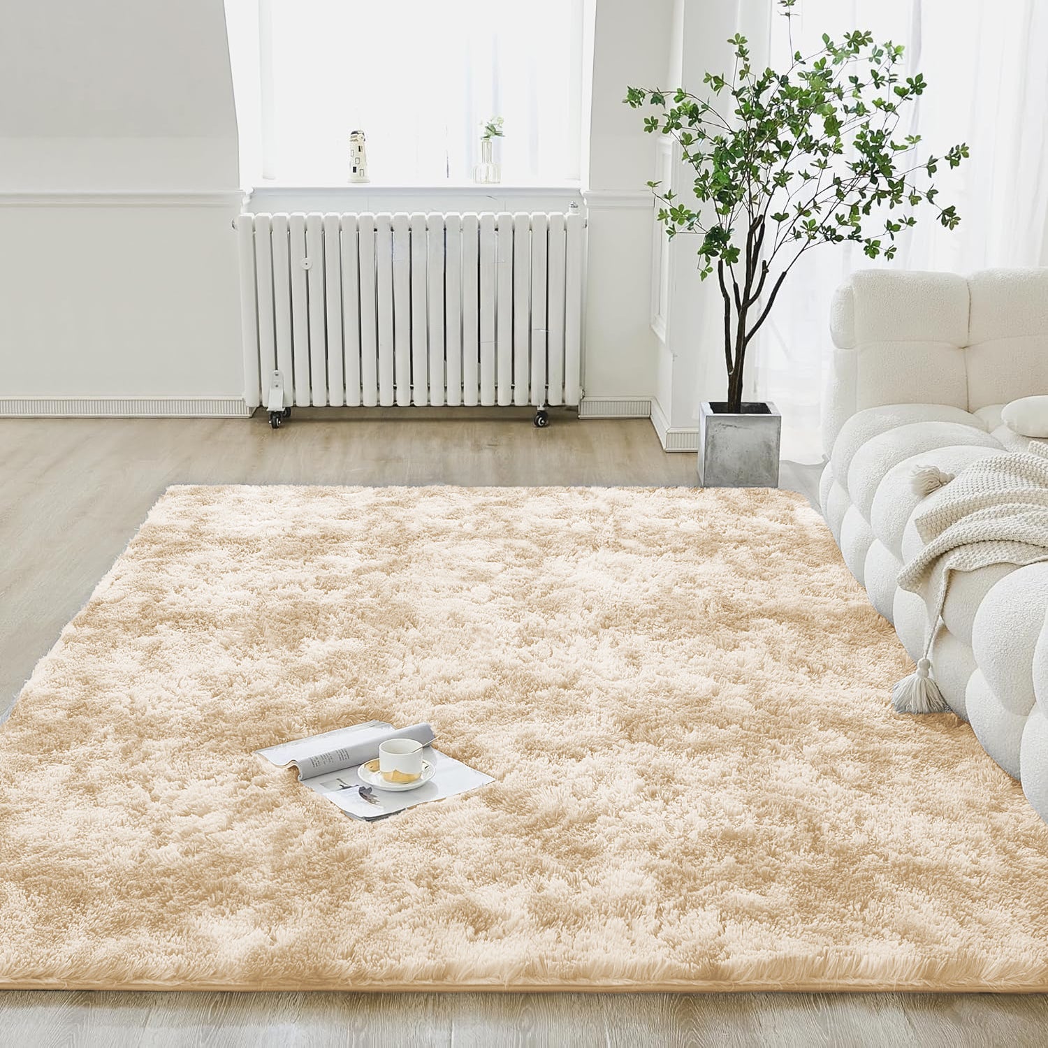 Faux Fur Soft Fluffy Tie Dye Shaggy Rugs