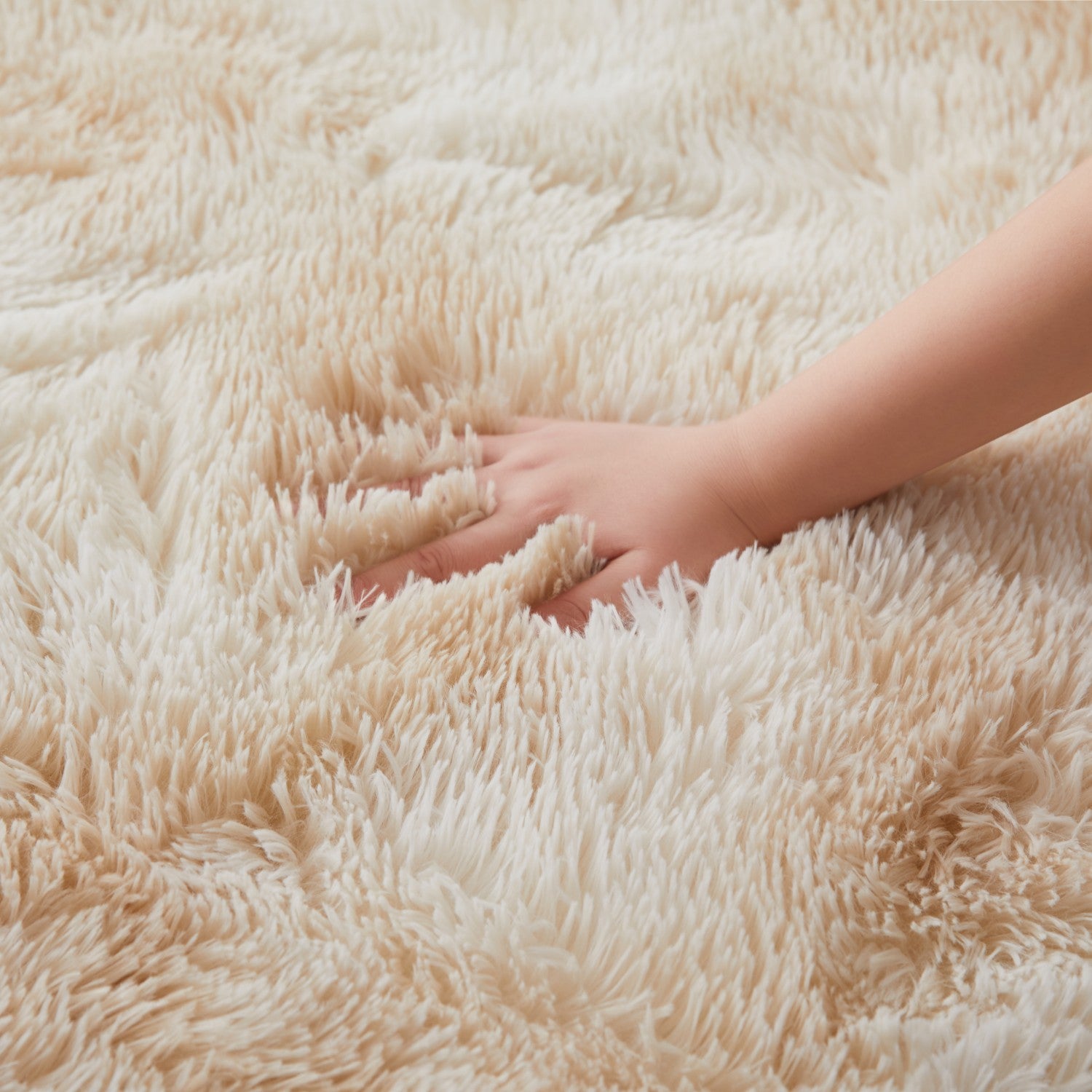 Faux Fur Soft Fluffy Tie Dye Shaggy Rugs