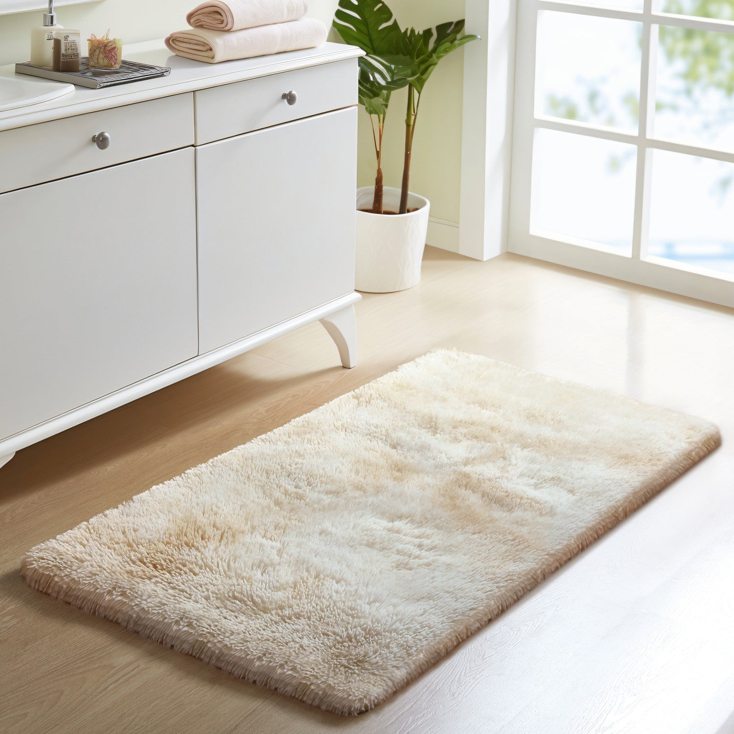 Faux Fur Soft Fluffy Tie Dye Shaggy Rugs