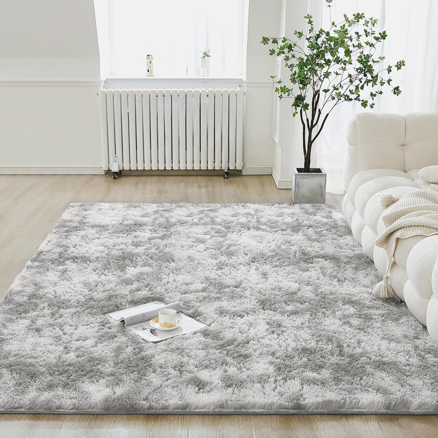 Faux Fur Soft Fluffy Tie Dye Shaggy Rugs