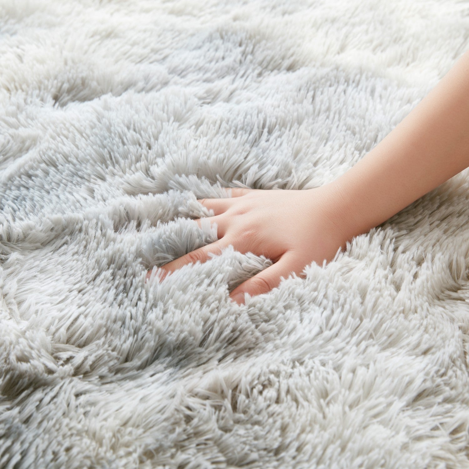 Faux Fur Soft Fluffy Tie Dye Shaggy Rugs