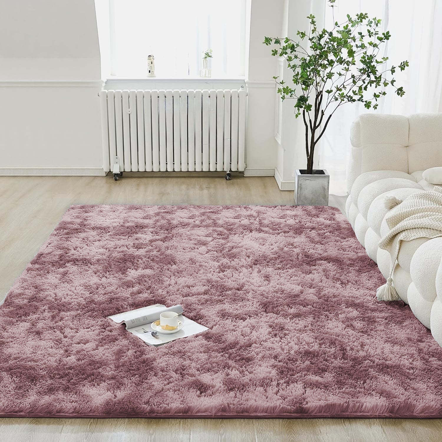 Faux Fur Soft Fluffy Tie Dye Shaggy Rugs