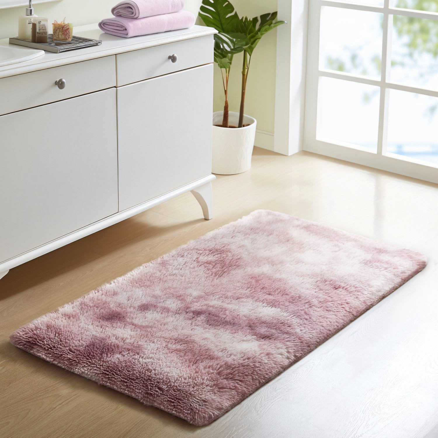 Faux Fur Soft Fluffy Tie Dye Shaggy Rugs